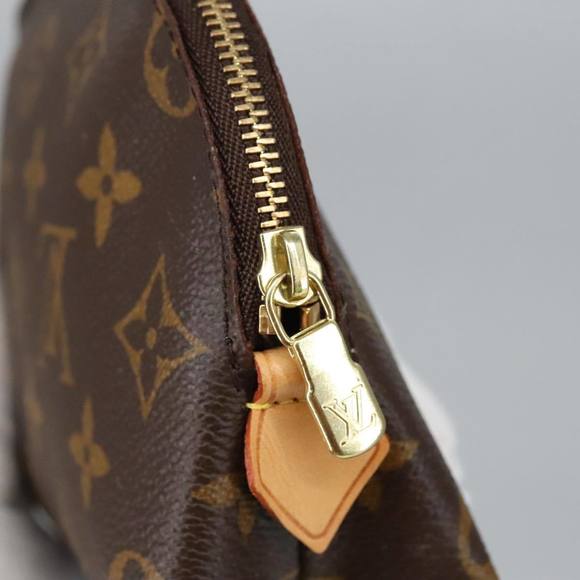 LOUIS VUITTON Monogram Pochette Cosmetic PM Cosmetic Pouch M47515 LV Auth ac3372 - Picture 8 of 16